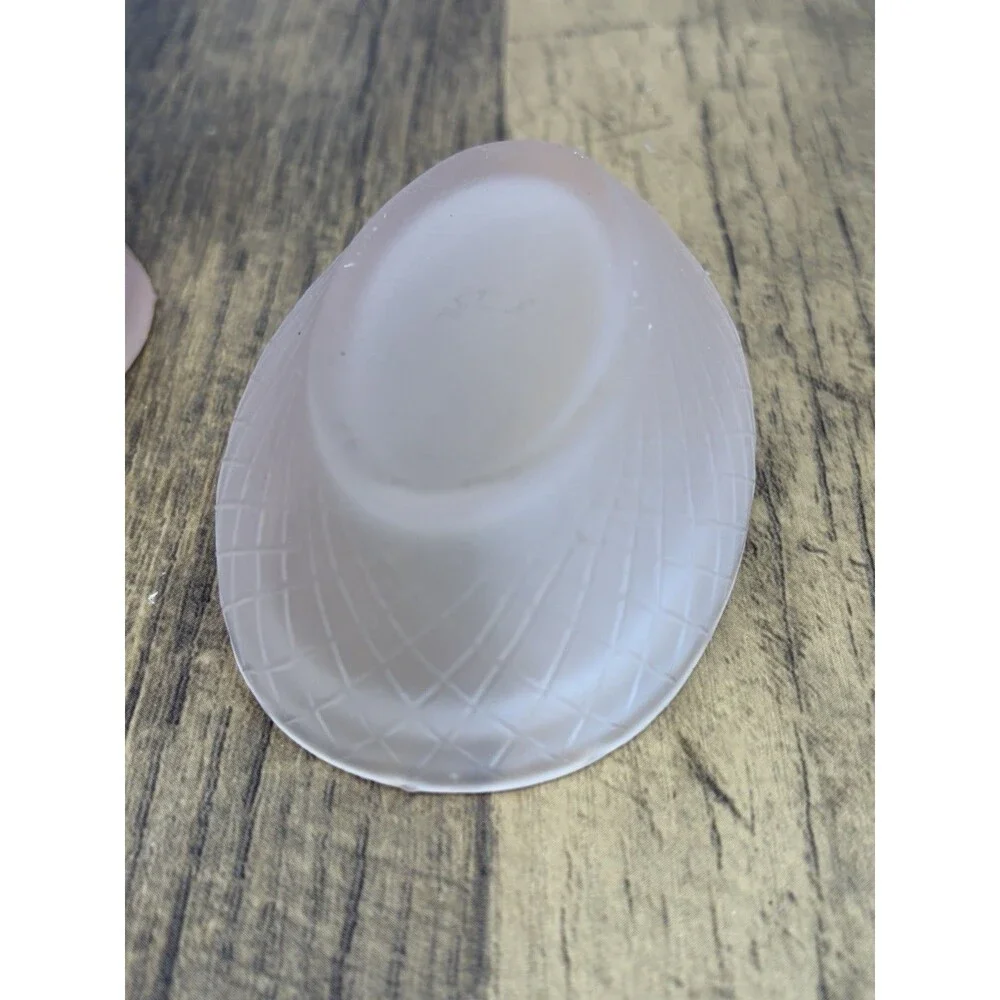Frosted Pink Hen On Nest Salt Cellar 3.5” Rose’s Closet?